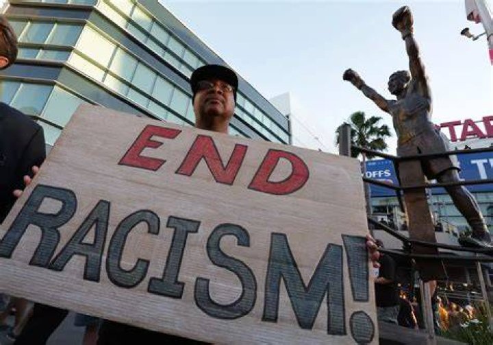Demonstrators Protest Racist Comments Made By L.A. Clippers Owner Donald Sterling Before Playoff Game