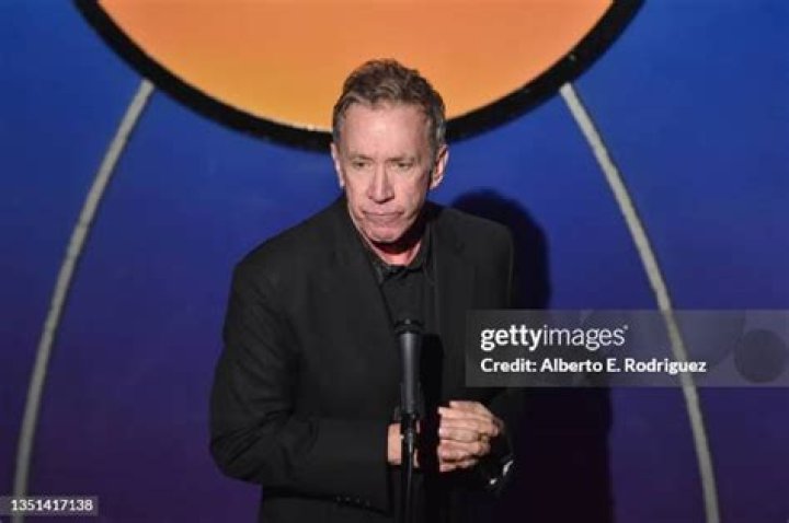 Tim Allen performs at the Laugh factory