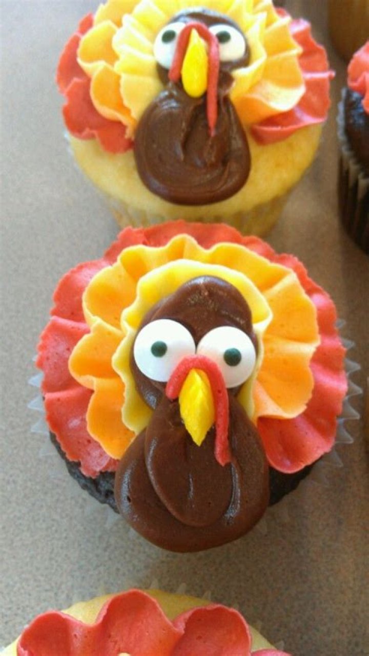 Turkey Cupcake Turkey Cupcake
